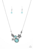 Exquisitely Eden - Blue Necklace - Paparazzi Accessories