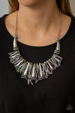 In The MANE-stream - Silver Necklace - Paparazzi Accessories