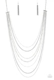 Radical Rainbows - Silver Necklace - Paparazzi Accessories