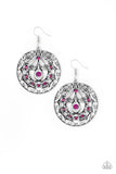 Choose To Sparkle - Pink Earrings - Paparazzi Accessories