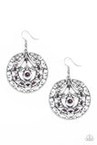 Choose To Sparkle - Purple Earrings - Paparazzi Accessories