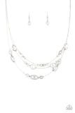 Pacific Pageantry - Silver Necklace - Paparazzi Accessories