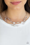 Pacific Pageantry - Silver Necklace - Paparazzi Accessories