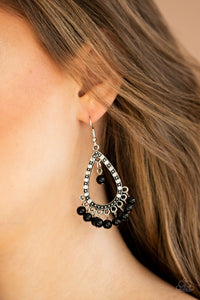 Positively Prismatic - Black Earrings - Paparazzi Accessories