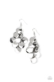 Resplendent Reflection - Silver Earrings - Paparazzi Accessories