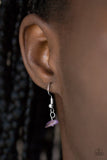 Back To Nature - Purple Earrings - Paparazzi Accessories