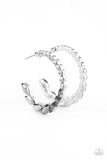 Prime Time Princess - Silver Earrings - Paparazzi Accessories