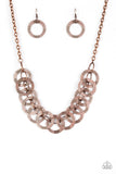 The Main Contender - Copper Necklace - Paparazzi Accessories