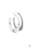 Tribe Pride - Silver Earrings - Paparazzi Accessories