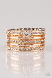 The Dealmaker- Rose Gold Ring - Paparazzi Accessories