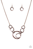Progressively Vogue - Copper Necklace - Paparazzi Accessories
