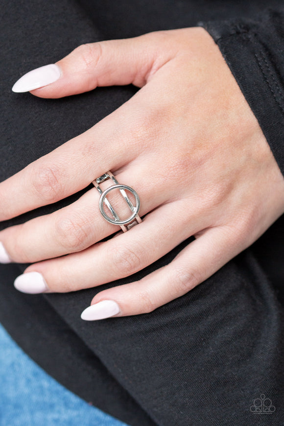 City Center Chic - Silver Ring - Paparazzi Accessories