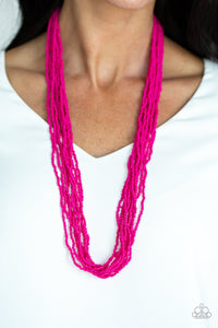 Congo Colada - Pink Necklace - Paparazzi Accessories