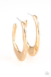 HOOP Me Up! - Gold Earrings - Paparazzi Accessories