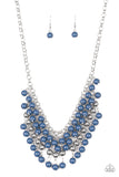 Jubilant Jingle - Blue Necklace - Paparazzi Accessories