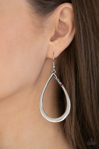 Very Enlightening - Red Earrings - Paparazzi Accessories