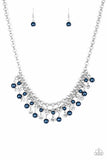 You May Kiss the Bride - Blue Necklace - Paparazzi Accessories