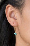 Back To Nature - Blue Earrings - Paparazzi Accessories
