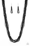 Congo Colada - Black Necklace - Paparazzi Accessories