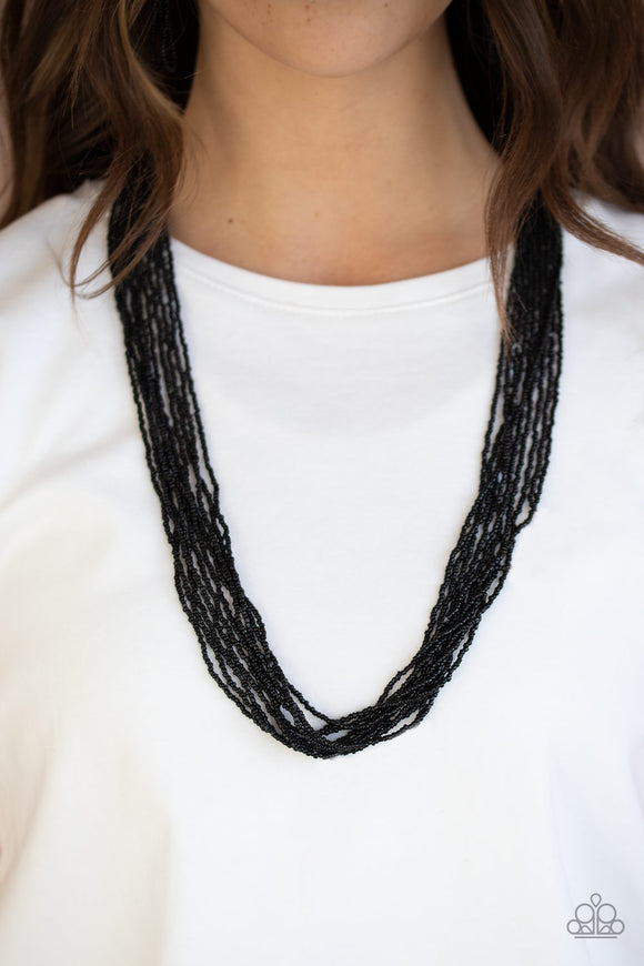 Congo Colada - Black Necklace - Paparazzi Accessories