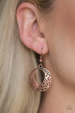 Eastside Excursionist - Copper Earrings - Paparazzi Accessories