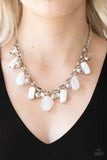 Grand Canyon Grotto - White Necklace - Paparazzi Accessories
