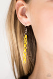 Turn Up The Volume - Yellow Necklace - Paparazzi Accessories