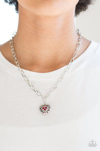 No Love Lost - Red Necklace - Paparazzi Accessories