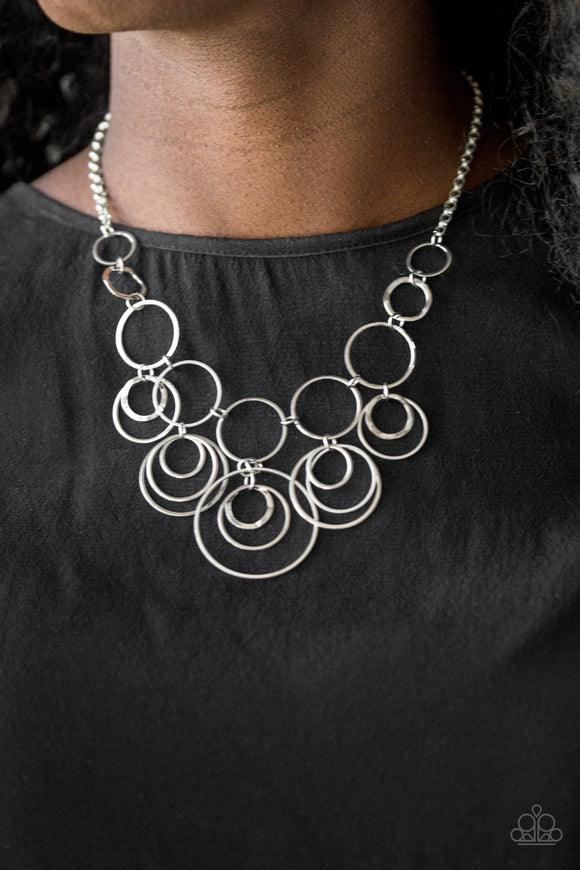 Break The Cycle - Silver Necklace - Paparazzi Accessories