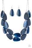 Colorfully Calming - Blue Necklace - Paparazzi Accessories