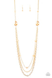 are To Dazzle - Gold Necklace - Paparazzi Accessories