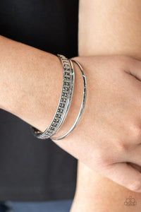 Flawless Flaunter - Silver Bracelet - Paparazzi Accessories