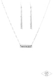 Trust In The Lord - Silver Necklace - Paparazzi Accessories