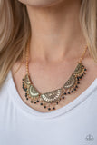 Boho Baby - Gold Necklace - Paparazzi Accessories