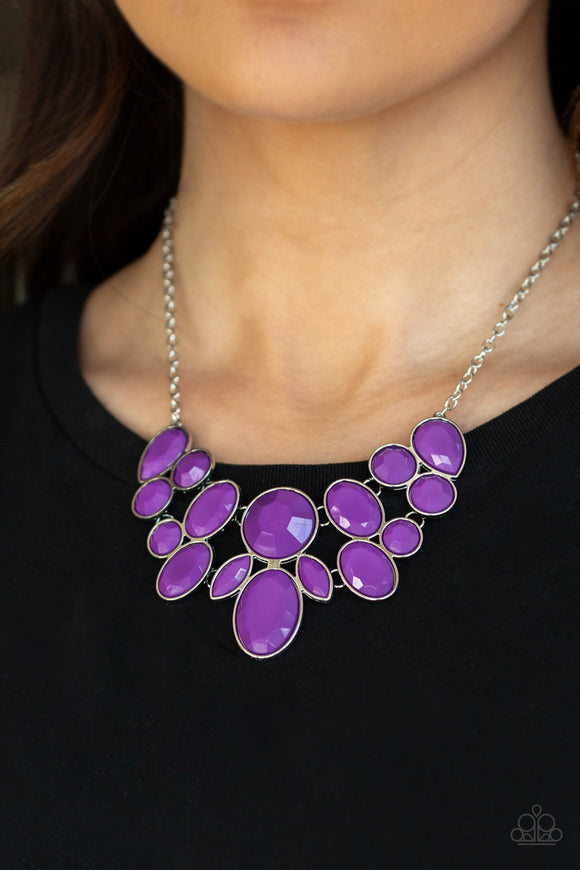 Demi-Diva - Purple Necklace - Paparazzi Accessories