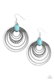 Southern Sol - Blue Earrings - Paparazzi Accessories
