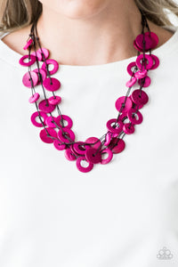 Wonderfully Walla Walla - Pink Necklace - Paparazzi Accessories