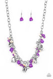 Quarry Trail - Purple Necklace - Paparazzi Accessories