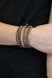 CATWALK It Off - Brown Bracelet - Paparazzi Accessories