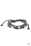 Free Climb - Black Urban Bracelet - Paparazzi Accessories