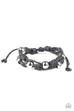 Free Climb - Black Urban Bracelet - Paparazzi Accessories