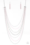 Radical Rainbows - Pink Necklace - Paparazzi Accessories