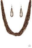 The Speed of STARLIGHT - Copper Necklace - Paparazzi Accessories