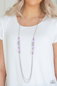 Native New Yorker - Purple Necklace - Paparazzi Accessories