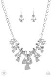 Fishing for Compliments - Silver Necklace - Paparazzi Accessories