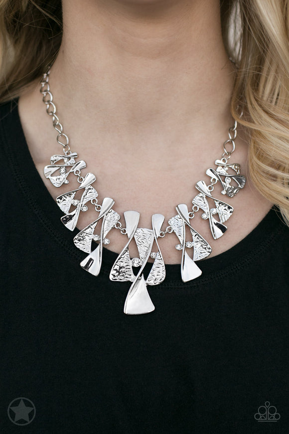 Fishing for Compliments - Silver Necklace - Paparazzi Accessories