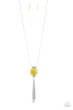 Happy As Can BEAM - Yellow Necklace - Paparazzi Accessories