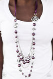 All The Trimmings - Purple Necklace - Paparazzi Accessories