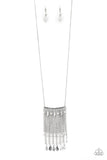On The Fly - White Necklace - Paparazzi Accessories