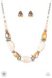 In Good Glazes - Peach Necklace - Paparazzi Accessories